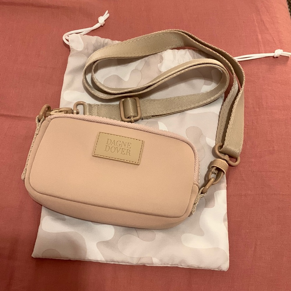 Dagne Dover Mini Bag in Blush Pink